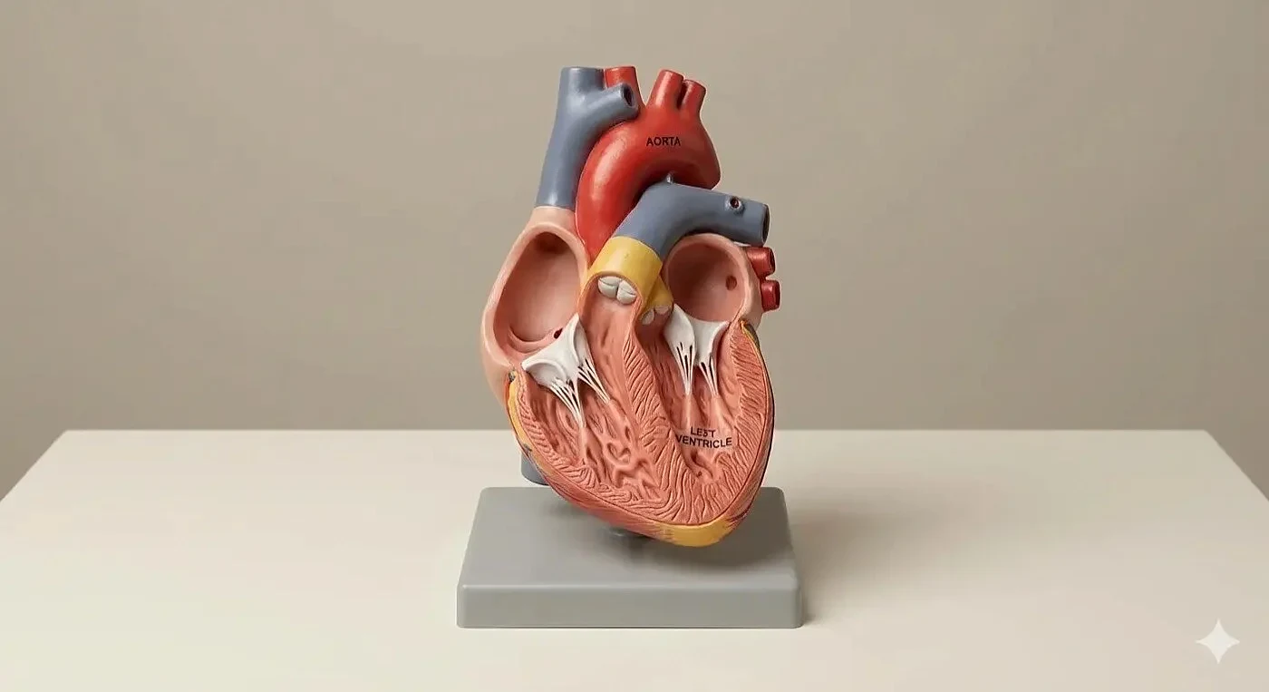 Human Heart Anatomy Model – view 3