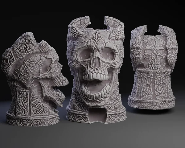 Wicked Skull Dice Tower.