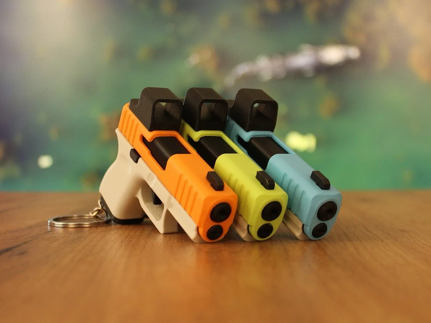 G26 Fidget Keychain – 3D-Printed Mini Slide-Action Toy – view 3