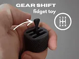Print in Place Gear Shift Fidget Toy – thumbnail 3