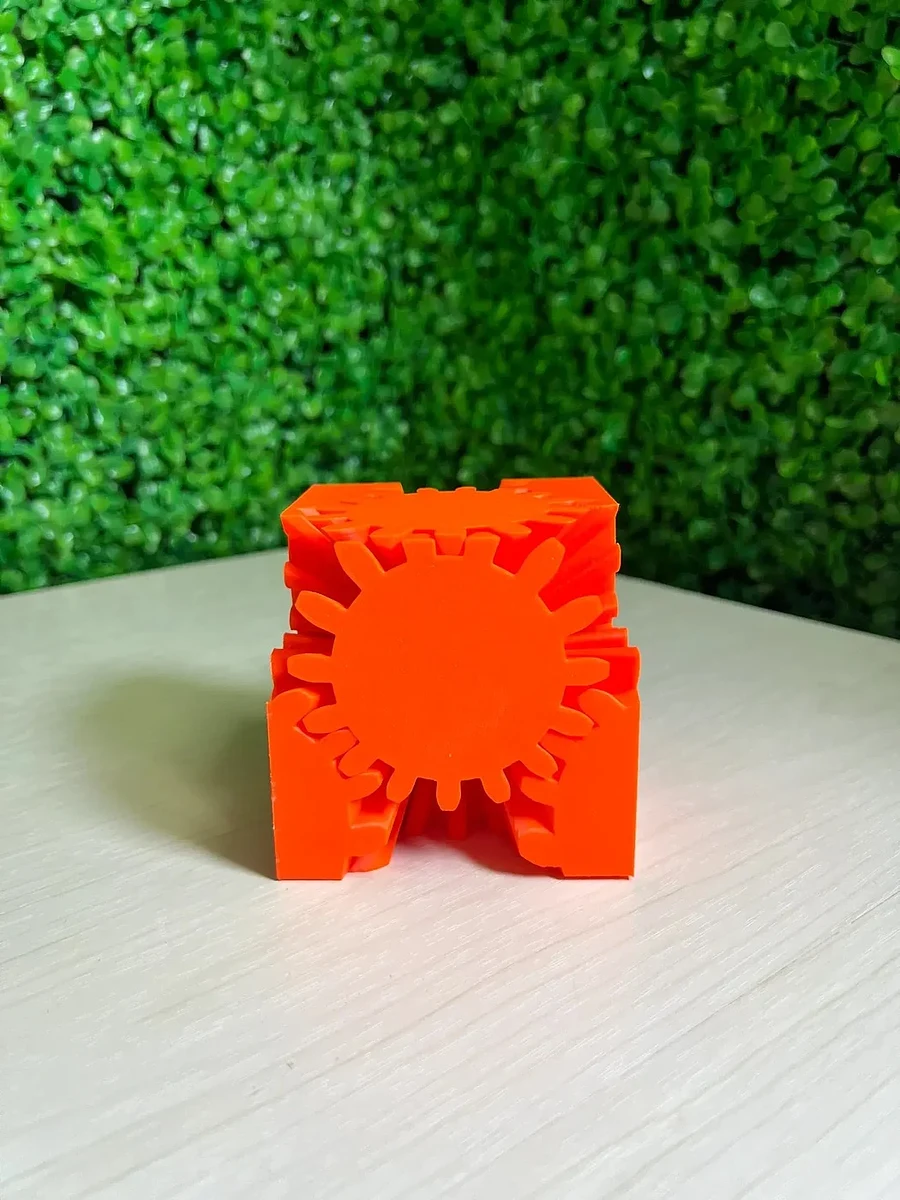 Square Gear Cube Fidget Toy – view 5
