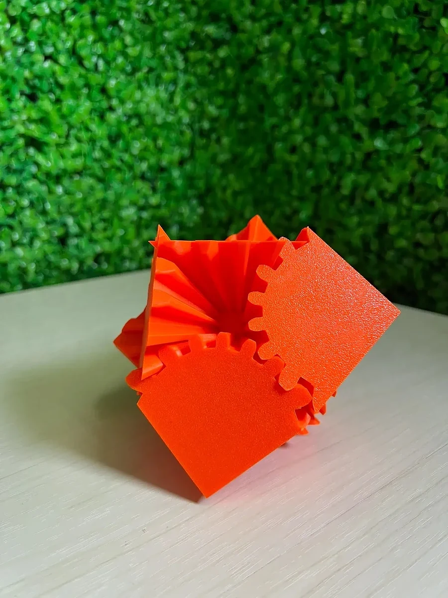 Square Gear Cube Fidget Toy – view 6
