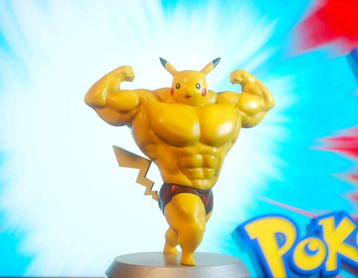Ultra Swole Pikachu – view 4