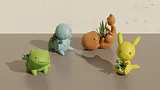 Cute Pokemon Pot Plants - Pikachu, Bulbasaur, Charmander, Squirtle – thumbnail 4