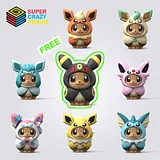 Poncho Eevee - Umbreon – thumbnail 1