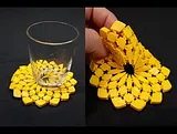 Sunflower Fabric Coaster – thumbnail 1