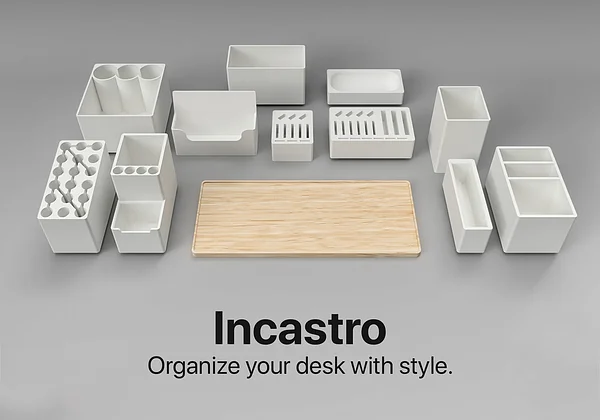 Incastro Desk Organizer Set