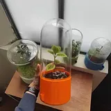 Terrarium Base for IKEA Glass Dome – thumbnail 1