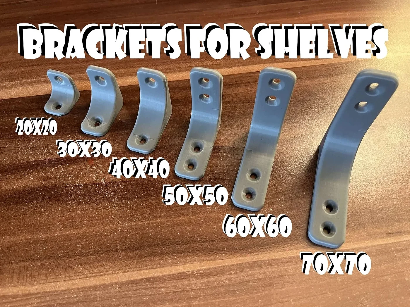 Shelf Brackets in Six Sizes – view 3