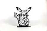 Geometric Low Poly Pikachu – thumbnail 1