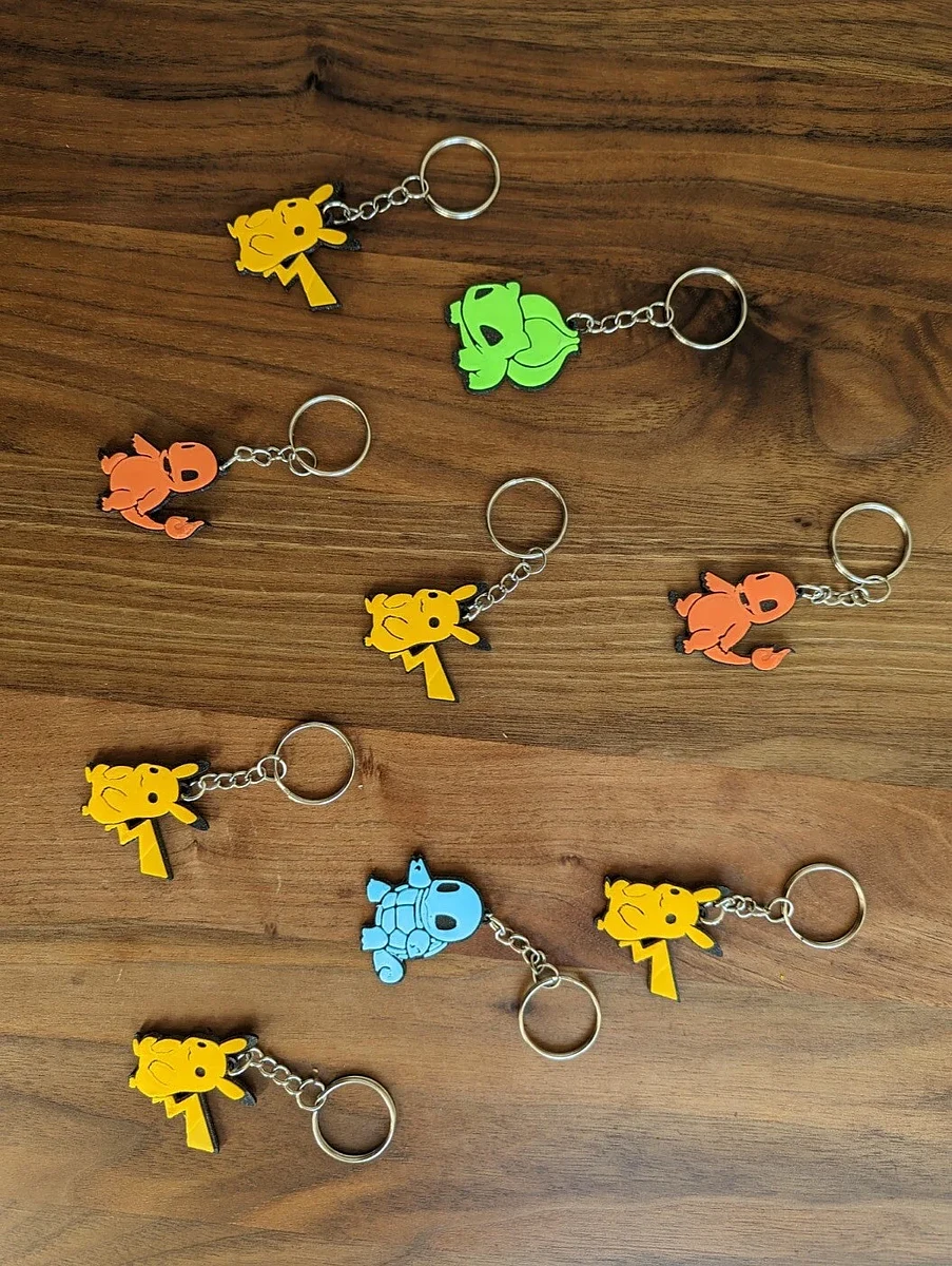 Pokemon Starter Keychain Set – view 3