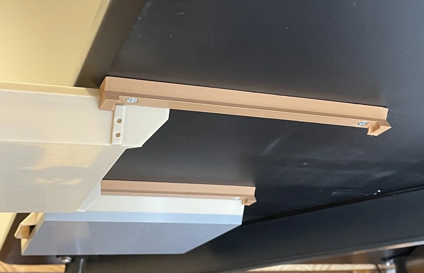 Under Desk Drawer with Double Travel Stops – view 5