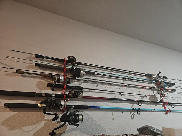 Fishing Rod Wall Holder