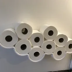 Cloud Toilet Paper Wall Rack