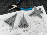 Articulated F-14 Jet Fighter with Egg – thumbnail 1