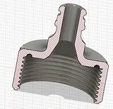 Gardena Hose Connector for 1 1/4 Inch Thread – thumbnail 3