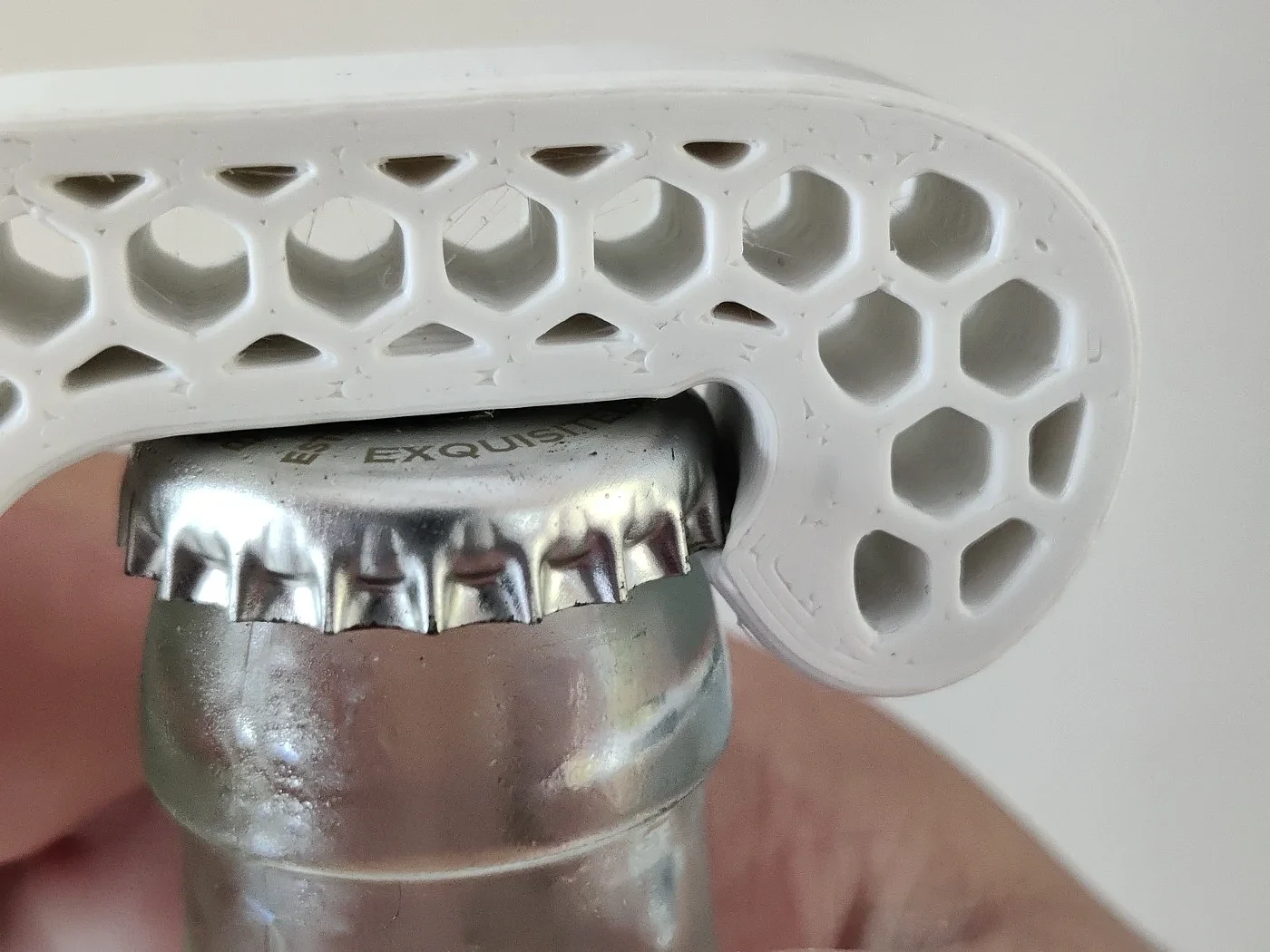 Hexagonal One-Handed Bottle Opener – view 4