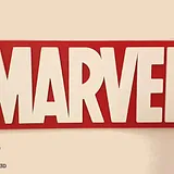 Marvel Logo Plaque – thumbnail 1
