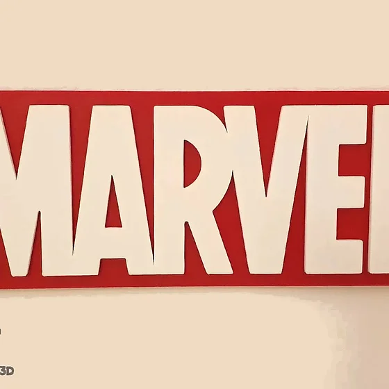 Marvel Logo Plaque