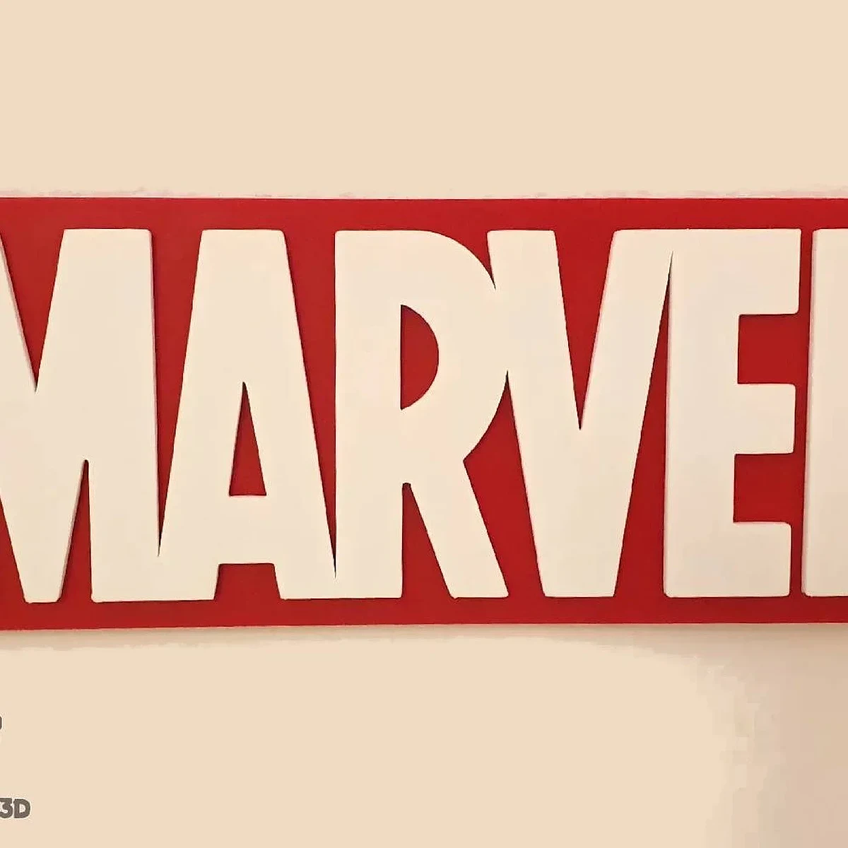 Marvel Logo Plaque – view 3