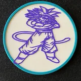 Dragon Ball Z Goku Super Saiyan 4 Coaster – thumbnail 4