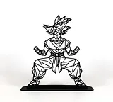 Geometric Low Poly Goku – thumbnail 1
