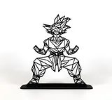Geometric Low Poly Goku – thumbnail 3