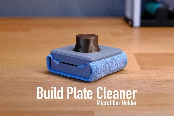 Build Plate Cleaner Microfiber Holder