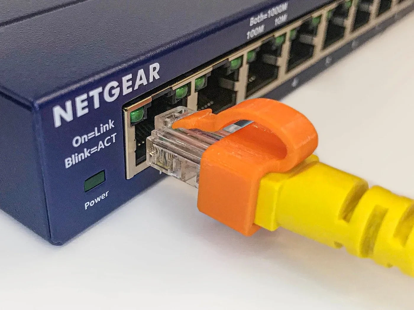 RJ45 Ethernet Clip for a Broken Latch Tab – view 3