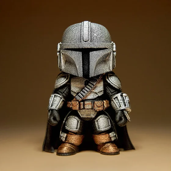 Mini Mandalorian Figure