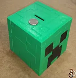 Creeper Head Piggy Bank – thumbnail 1