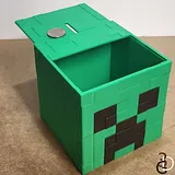 Creeper Head Piggy Bank – thumbnail 3