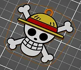 One Piece Straw Hat Keychain – thumbnail 4