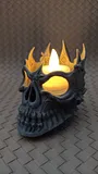 Lich King Skull LED Tea Light Holder – thumbnail 3