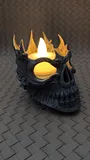 Lich King Skull LED Tea Light Holder – thumbnail 4