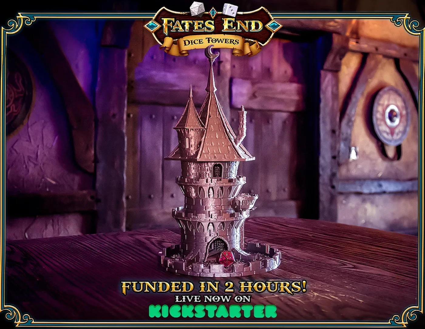Fates End Wizard Dice Tower – view 5