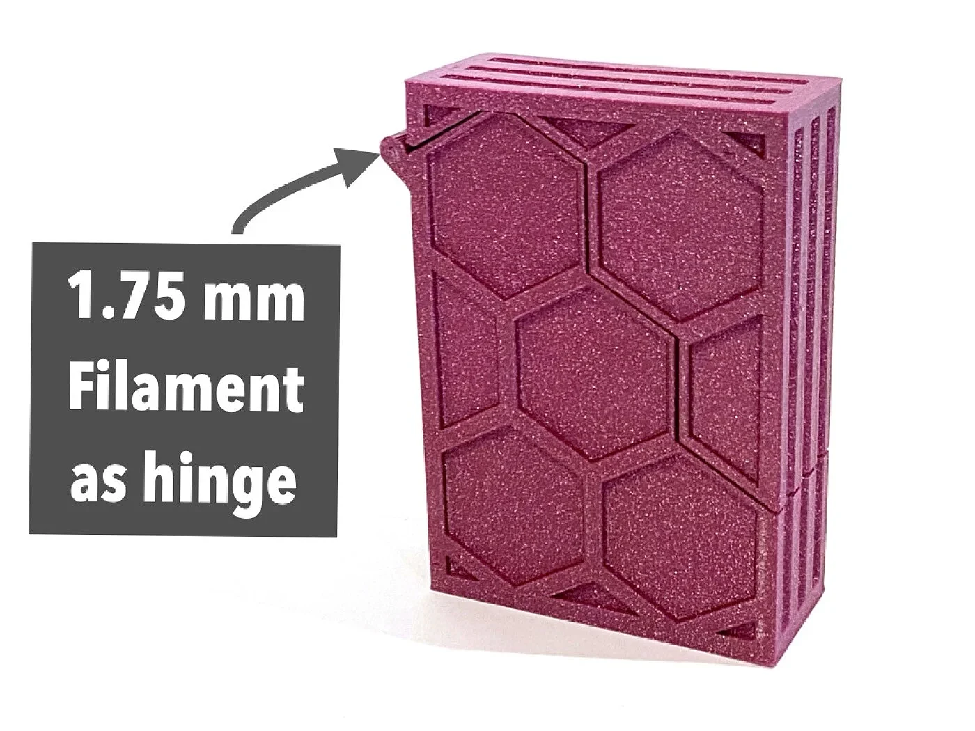 Hexagon Card and Dice Game Box – view 3