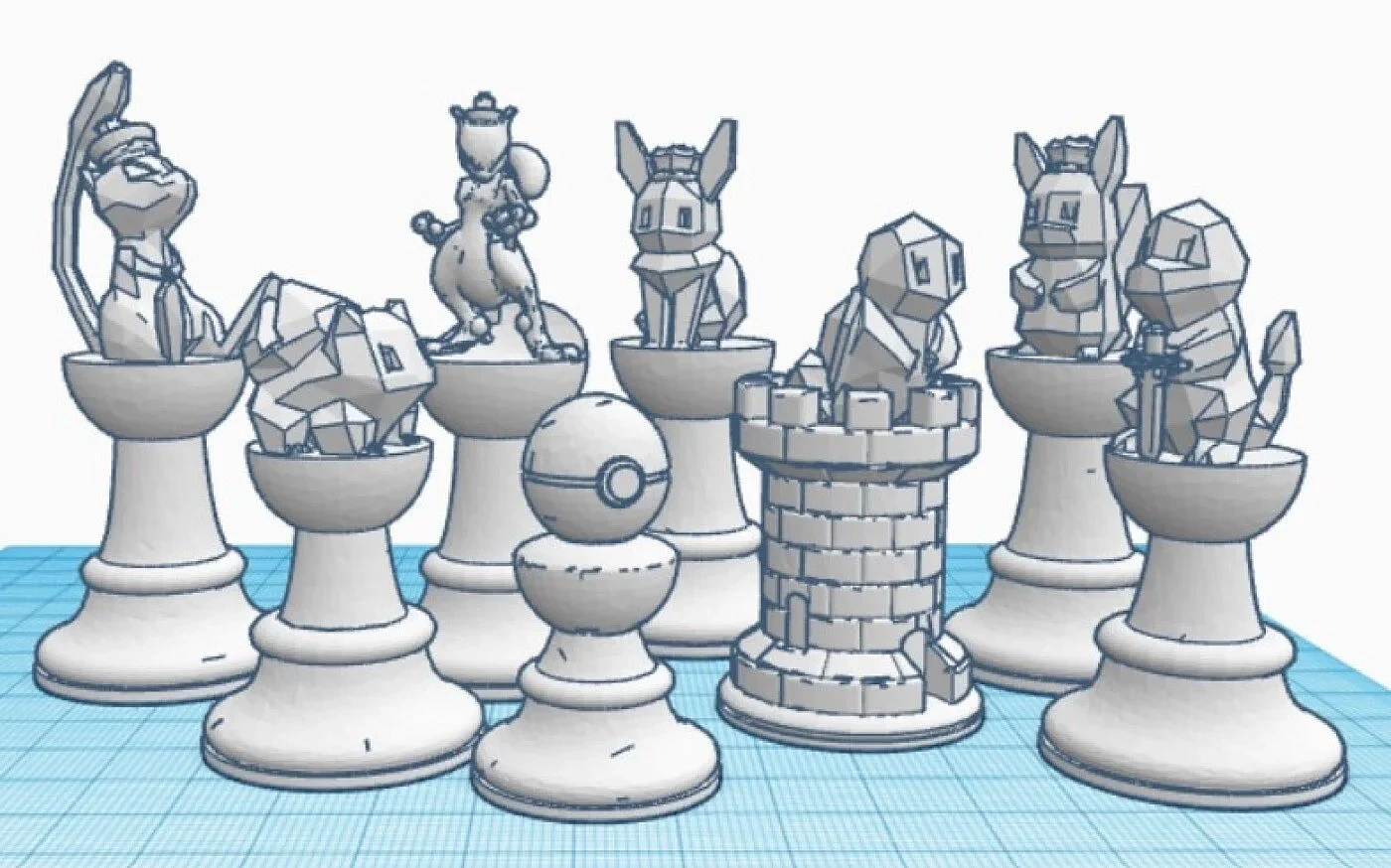 Pokemon Chess Set – view 3