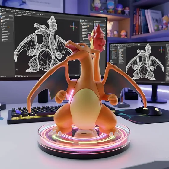 Mega Charizard Y Pokemon Figure