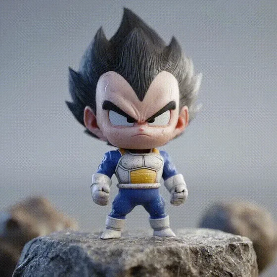 Vegeta Chibi Figure from Dragon Ball