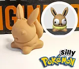 Silly Eevee Pokemon Figure – thumbnail 1