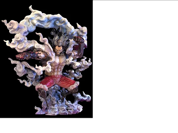 One Piece Luffy Gear Fourth Snakeman Statue