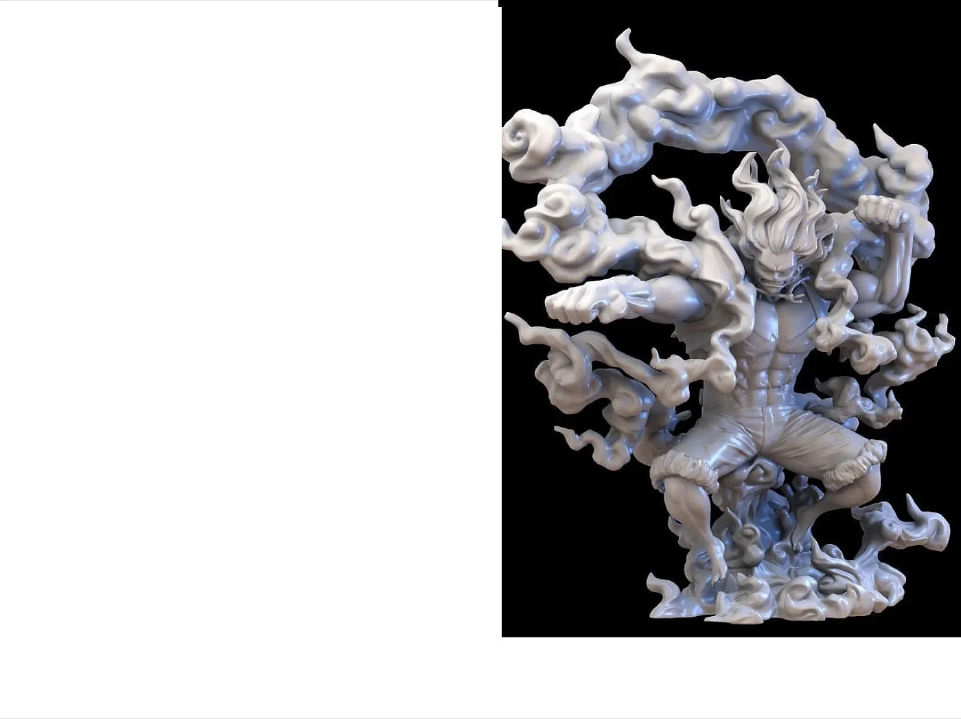 One Piece Luffy Gear Fourth Snakeman Statue – view 4