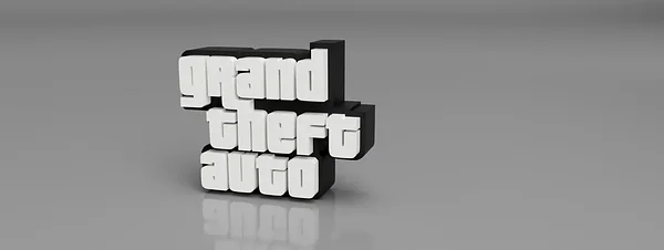 Grand Theft Auto Logo Display