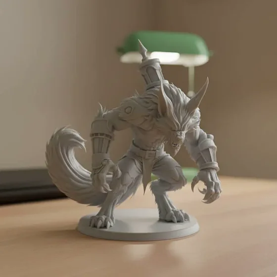 Warwick League of Legends Figure