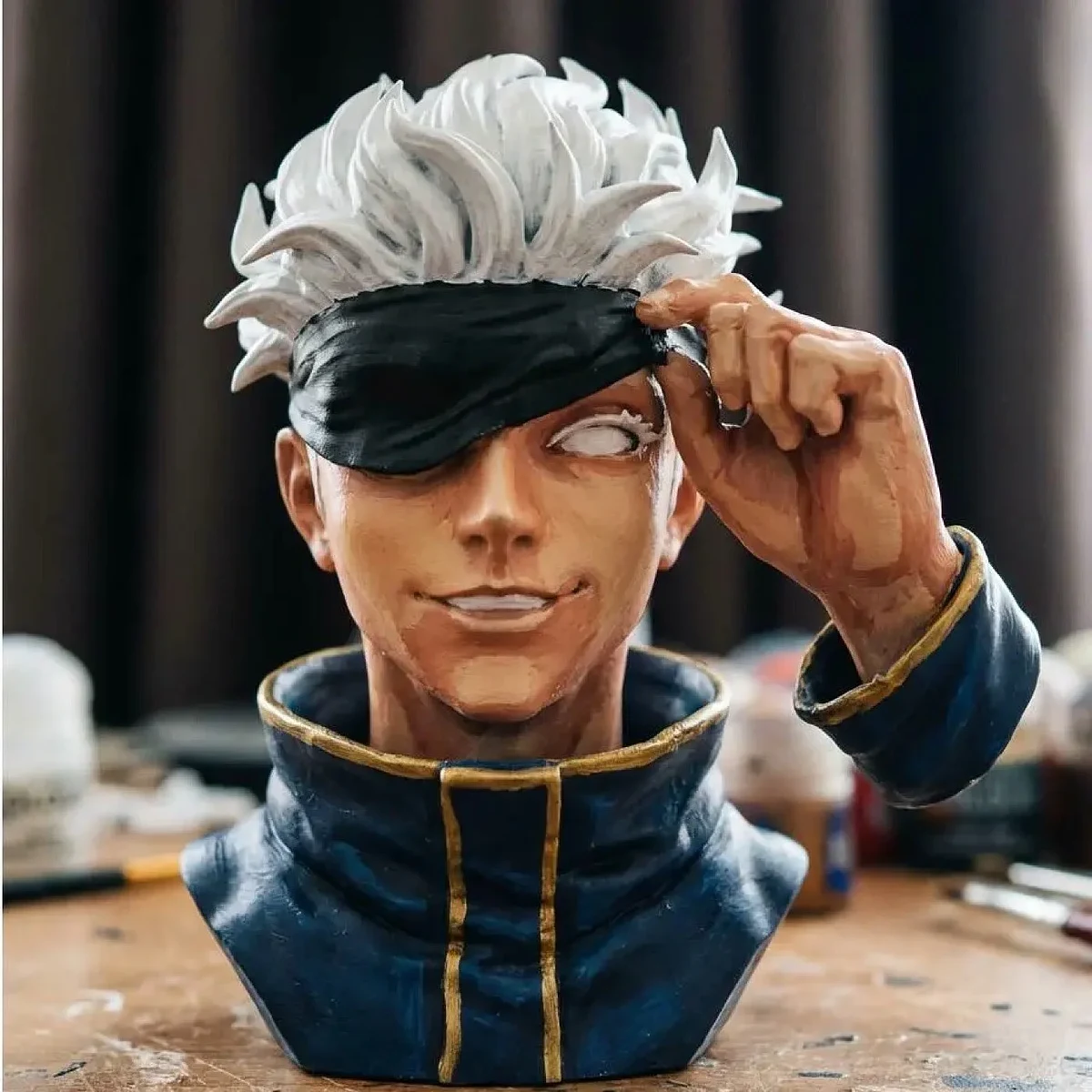 Satoru Gojo Jujutsu Kaisen Bust – view 3