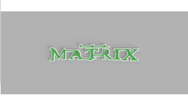 The Matrix Logo Wall Sign