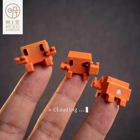 Clawd Mascot Figure