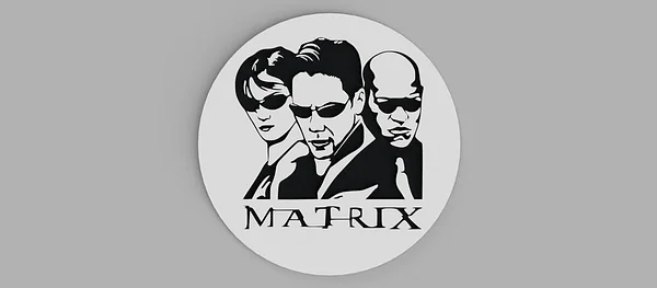 Matrix Neo Trinity Morpheus Coaster