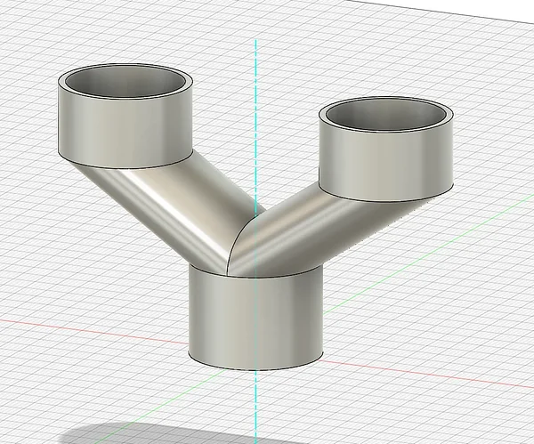 PVC Pipe Y Adapter